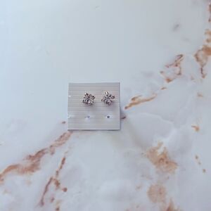 Rhinestone Stud Earrings